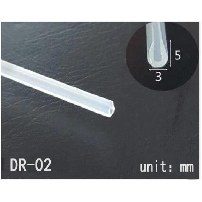 5 Meter Transparent U Shaped Sealing Strip Glass Protective Tape Edging Edge Dustproof and Soundproof Sealing Strip 3x5mm