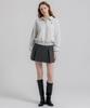 Eilubeu Wool Pleated Mini Skirt Aaqlsk102P