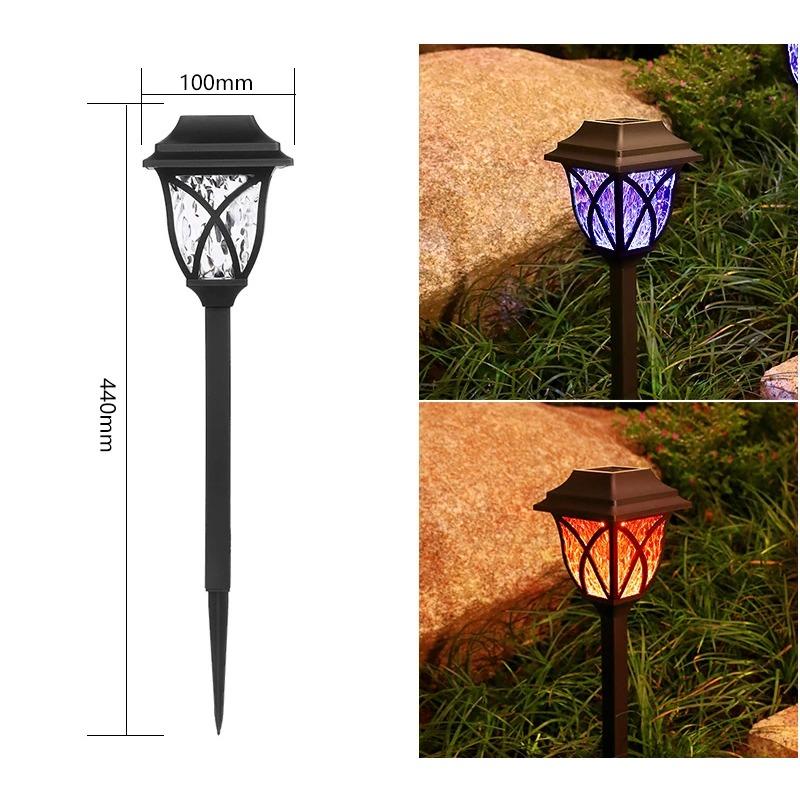 LED Solar Gartenleuchte Außendekoration Wasserdicht Hof Boden Rasenlampe für Straße Terrasse Halloween Weihnachtsdekoration