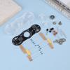 LED Rotující Gyroskop DIY Kit SMD Pájení POV Rotace Barevná Dioda Světelný Tréninkový Gyroskop Kit Sada pro Pájecí Praxi