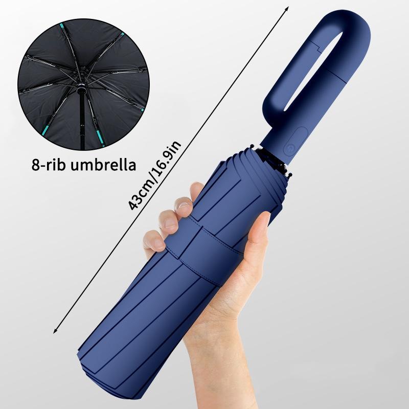 

Reinforced Wind-resistant Umbrella Rain-resistant Umbrellas Sunny and Rainy Umbrella UV-resistant Umbrellas Outdoor Supplies Iron&8K