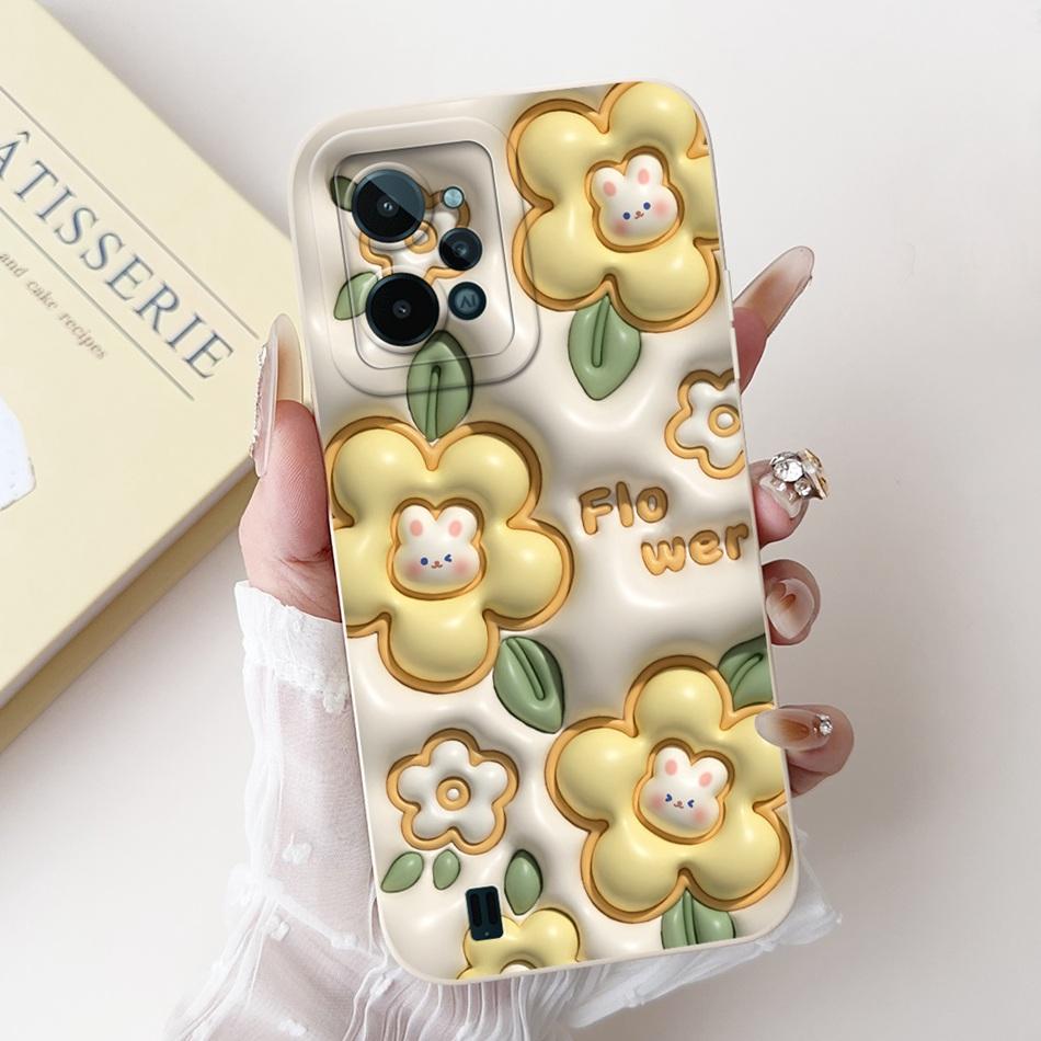For Realme C31 Case RealmeC31 C 31 4G RMX3501 2022 Cute Cartoon Camera Protective Shockproof Soft Silicon Phone Cases