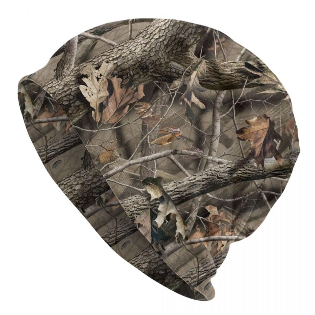 Camouflage Hunting Skullies Beanies Hats Real Tree Camo Unisex Women Street Caps Warm Dualuse Bonnet Hats