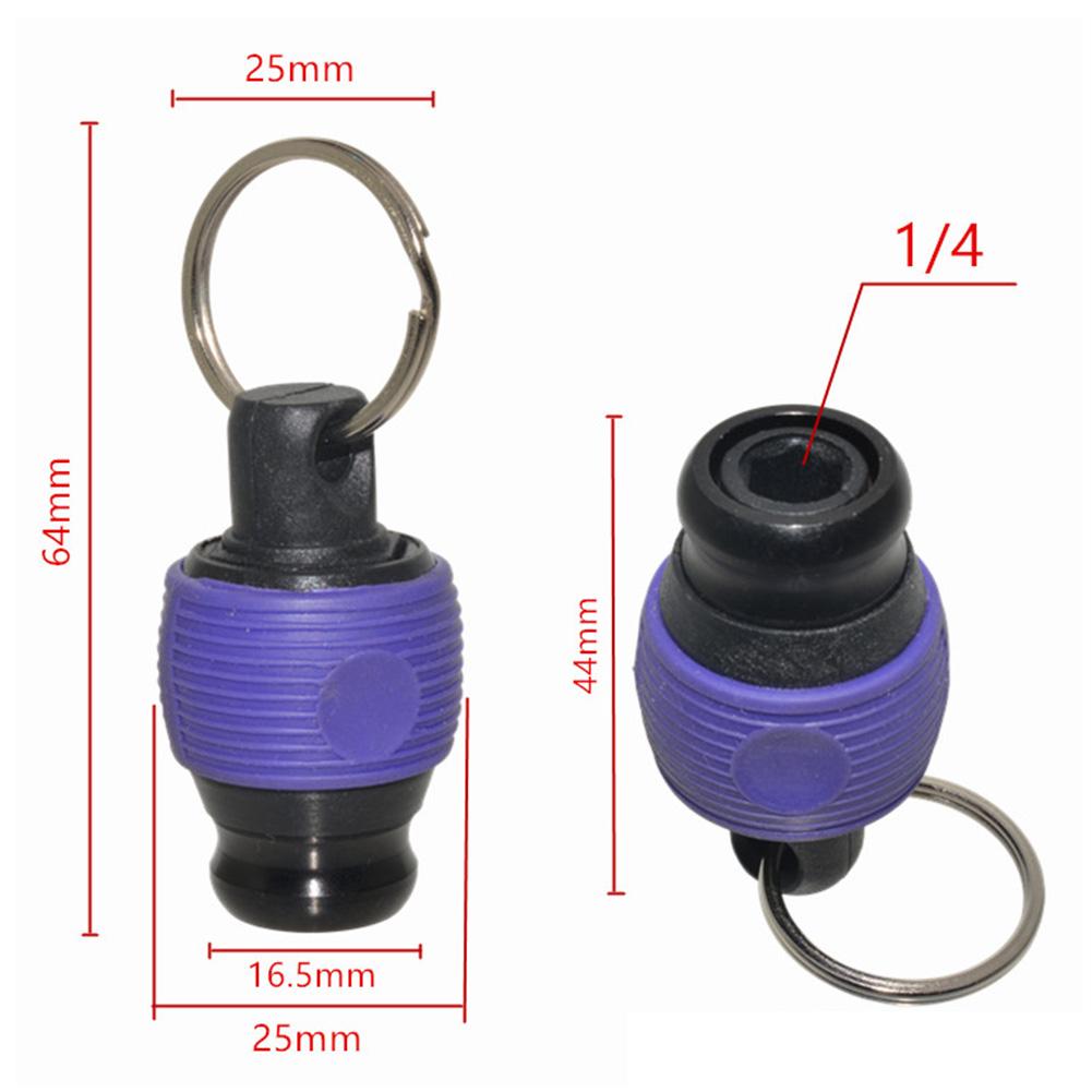

5pcs 1/4 Inch Hex Shank Screwdriver Bits Holder Quick Release Extension Bar Keychain Screw Adapter Stainless Steel China Mainland