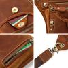 Humerpaul Men Leather Waist Bag Multifunctional Shoulder Bag