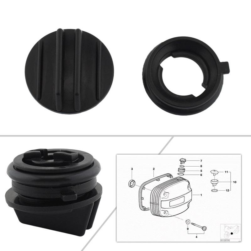 Oil Tank Cap and O-Ring for BMW R1150RT R1150GS R850R R1100GS R1150 A61 Black