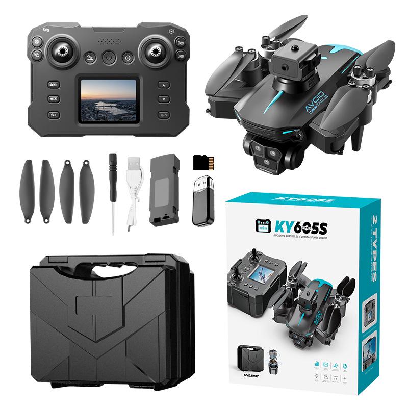 Ky605s Drone with Screen - HD Aerial Photography, Brushless, Optical Flow, Quad Axis Control