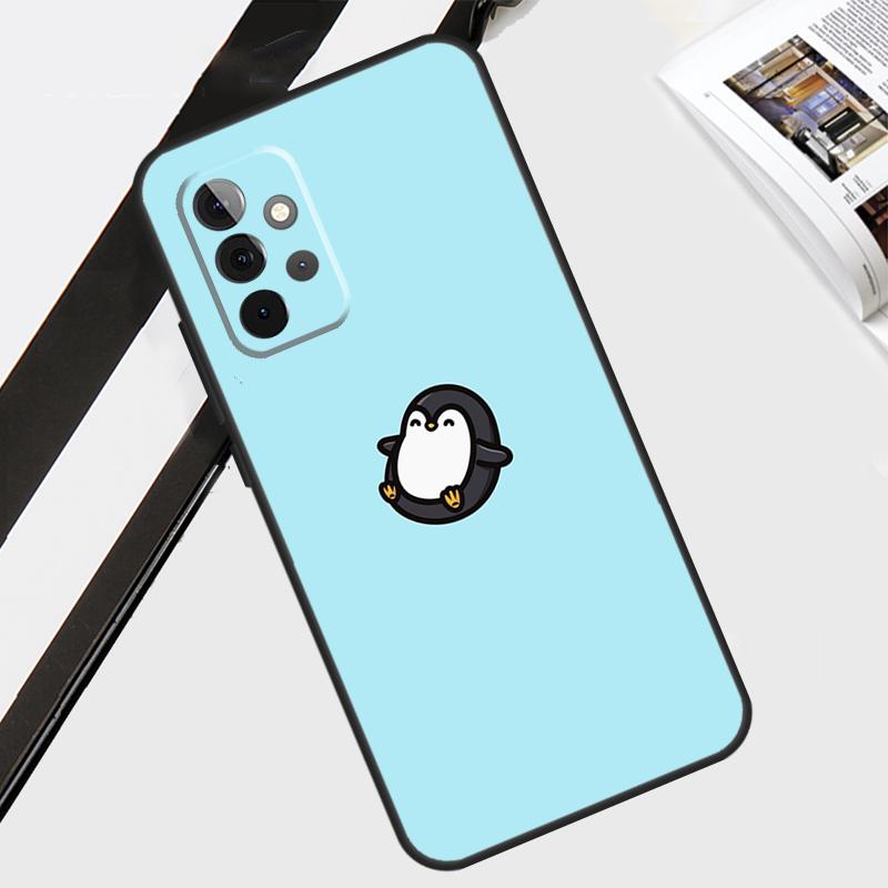 Penguin Case For Samsung Galaxy A55 A35 A15 A56 A36 A26 A16 A06 A54 A34 A14 A12 A22 A32 A52 A13 A53