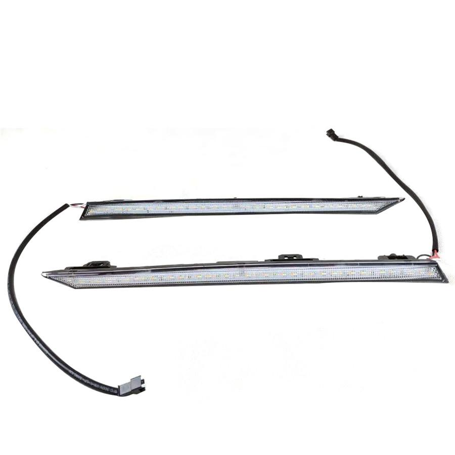 3 Color Front LED Daytime Running Lights for Toyota RAV4 2019-2020 DRL Turn Signal Lamp