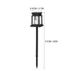 Solar Powered Ground Insert Lamp Outdoor Garden Decor Warm Atmosphere Light Solar Garden Lights Landscape Lighting