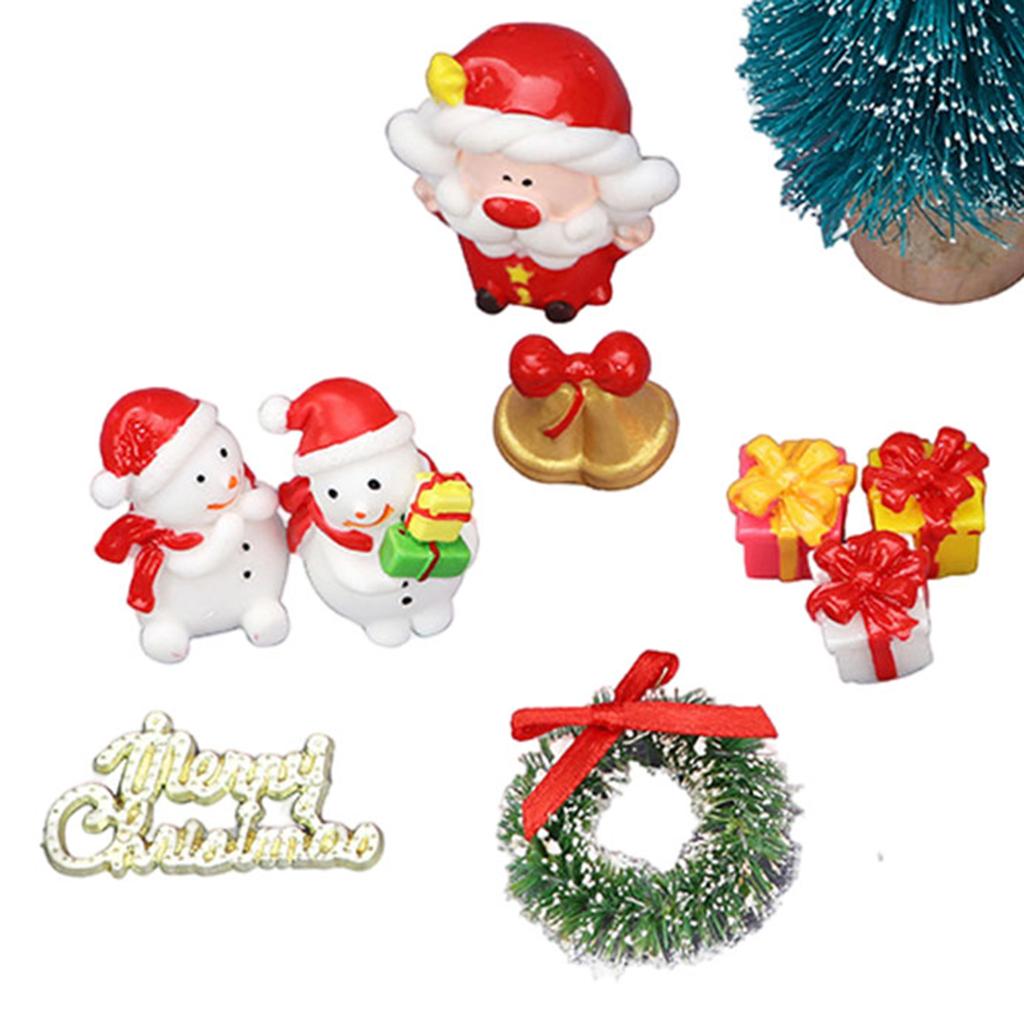 1/12 Dollhouse Creative Christmas Miniature Ornament Christmas Miniature Fairy garden and home Decoration