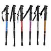 Telescopic Aluminum Trekking Pole with Anti-Slip Handle - Four-Section Portable for Men and Women