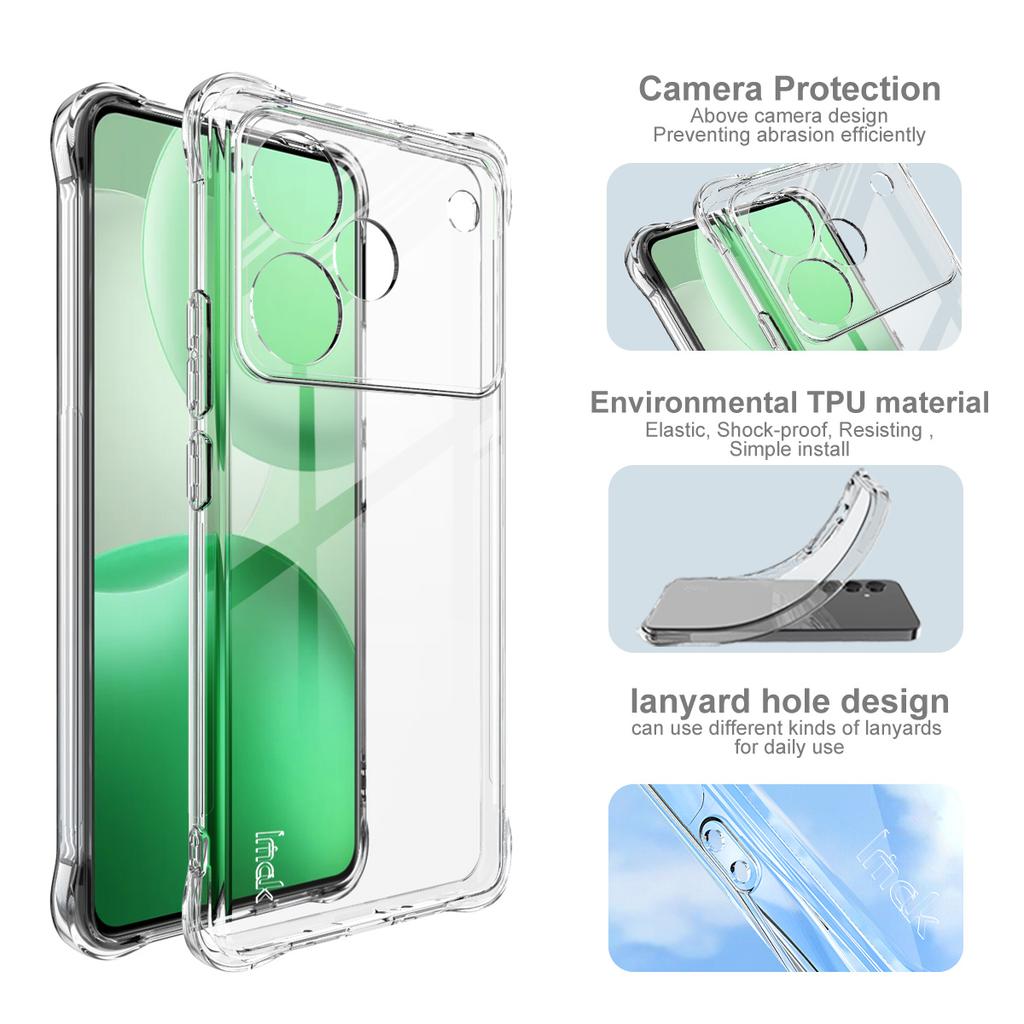 For Realme P4 Pro 5G Phone Case IMAK Shock-resistant Soft Case
