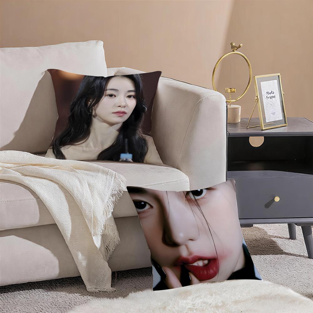 Actor Seductive LLim Jiyeon Cushion Cover Throw Pillow Cover Hidden Button Durable Polyester Chair Cushion