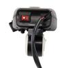 Motorcycle Motorbike Dual USB Charger LED Digital Voltage Display Thermometer