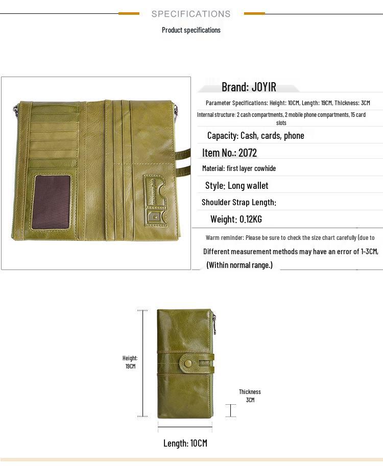 Vintage Women's RFID Snap Closure Leather Wallet, Large Capacity with Multi-Card Slots and Coin Purse