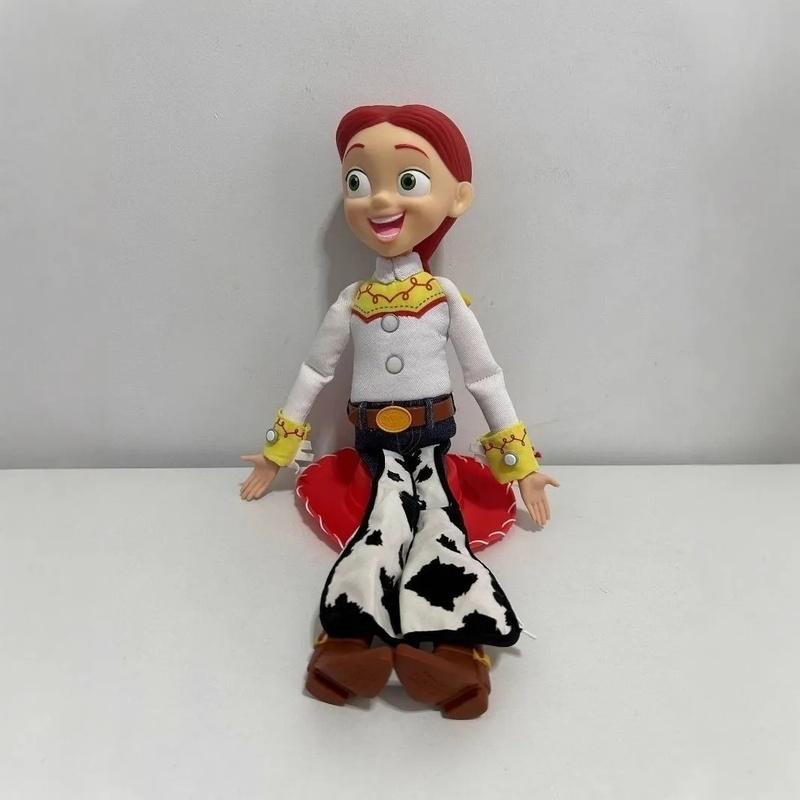 Genuine Toy Story 20th Anniversary Woody & Jessie Talking Action Figures Desktop Ornament Doll Model Toy Collectible Gift