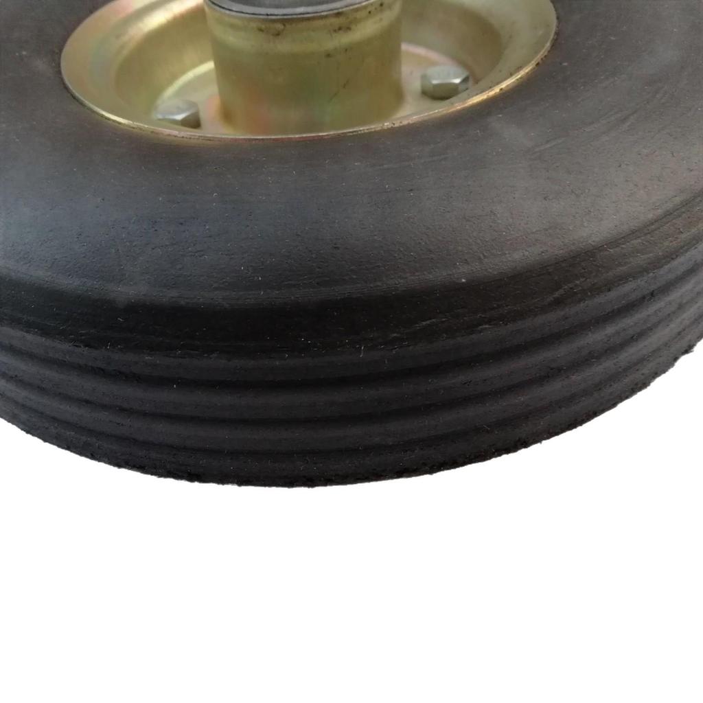 Heavy Duty Industrial & Mining Cart Swivel Caster Wheel, 350-4 Large Solid Rubber Hand Truck Wheel