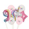 147Pcs Unicorn Birthday Balloons Arch Garland Kit Happy Birthday Banner for Girls Unicorn Birthday Party Decorations Baby Shower