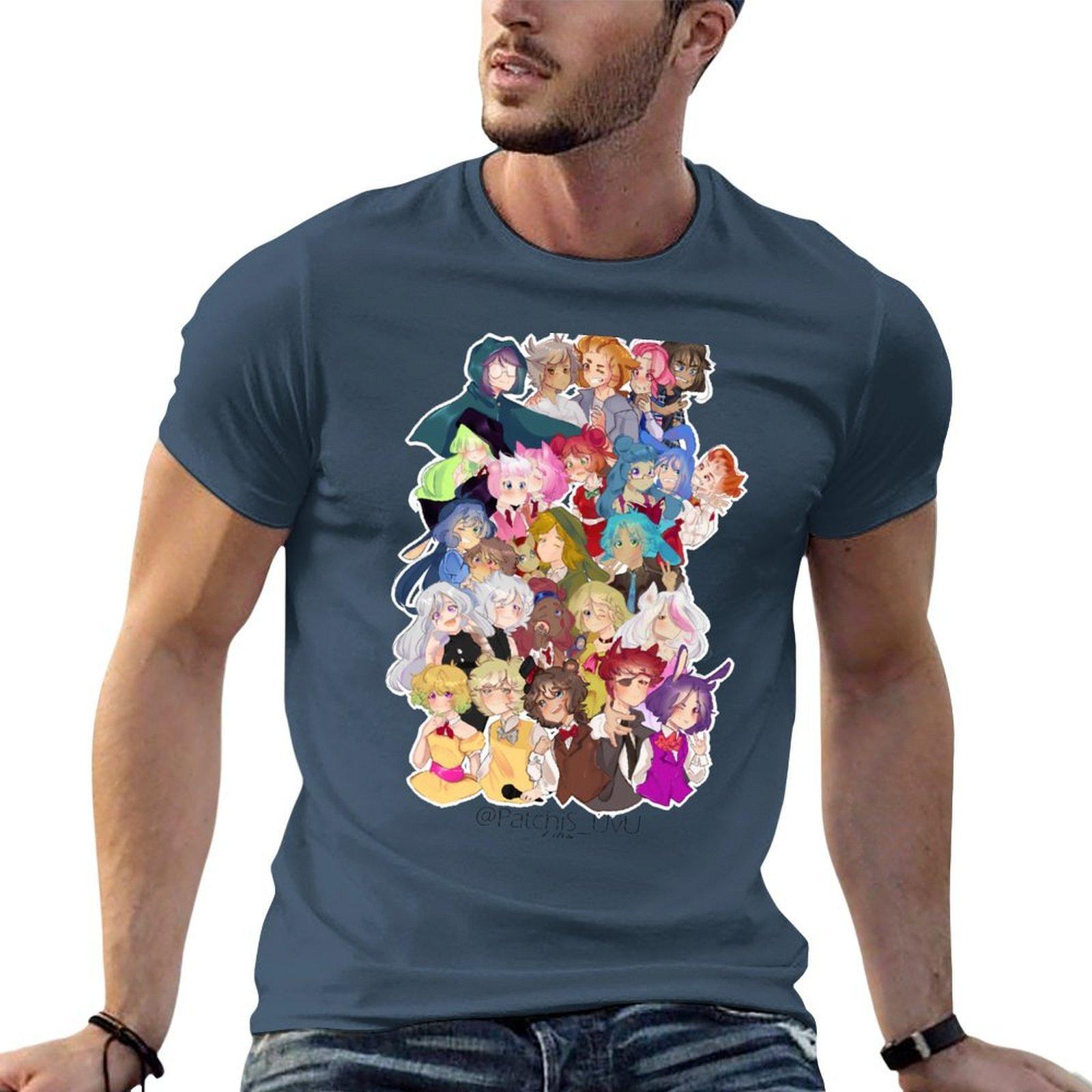 FHS ALL CHARACTERS TShirt anime tshirt t shirt man luxury TShirt S