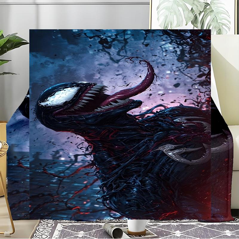 Venom Blanket Flannel Throw for Sofa, Travel, Camping, Livingroom, Office, Chair and Bed Soft and Warm Holiday Birthday gifts