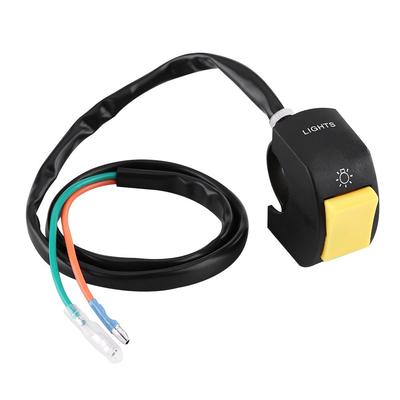 Motorrad Lenkerhalterung Schalter Universal 10A 7/8" Halterung LED Scheinwerferschalter mit Ein/Aus