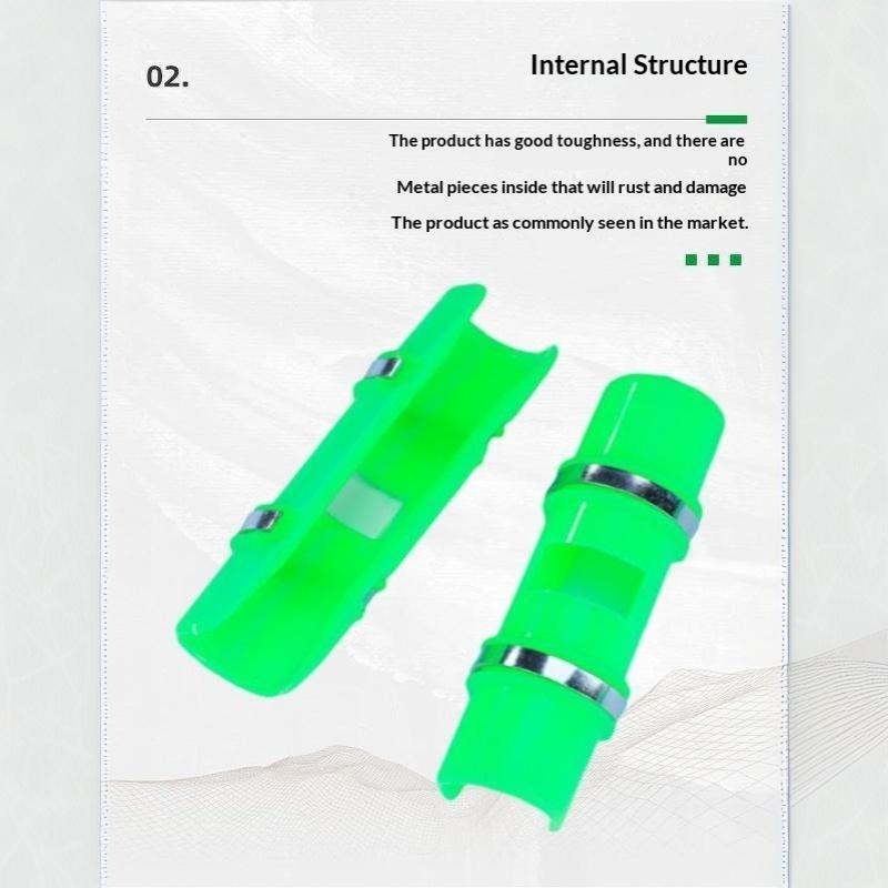 Greenhouse Film Clips OPP Engineering Plastic Strong Grip Weather Resistant Fit 20-30mm Pipe for Garden Film Fixing