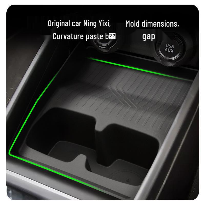 Silicone Anti-Slip Cup Holder Mat for 16-24 Suzuki Swift Center Console