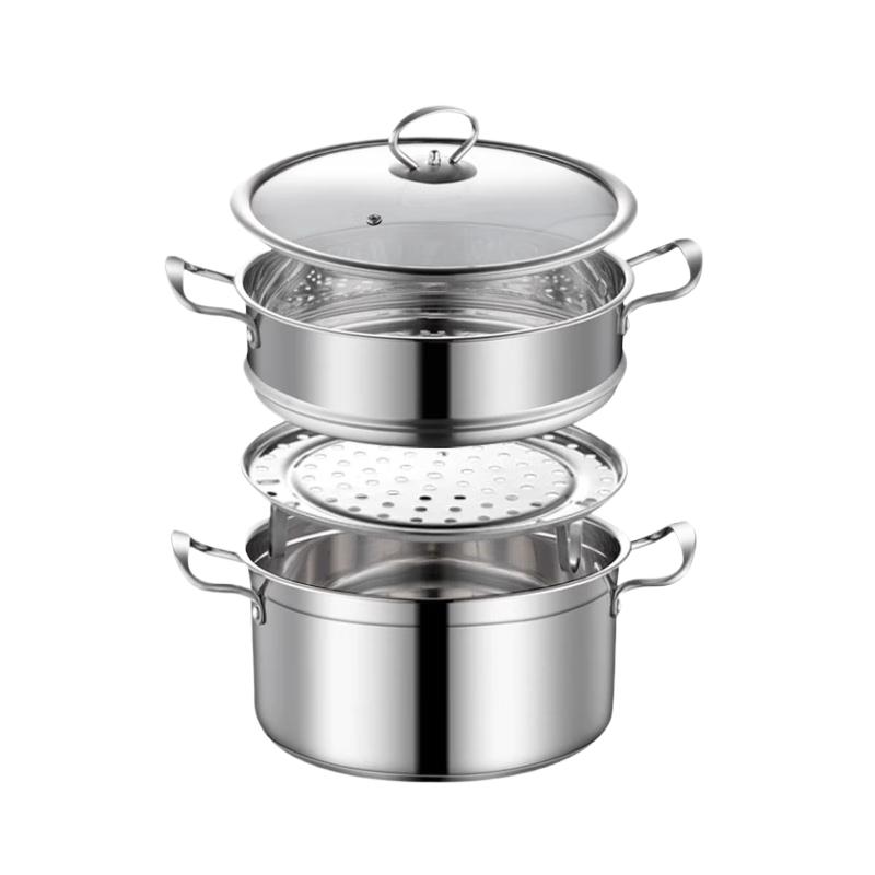 Sule 304 Stainless Steel Steamer & Soup Pot