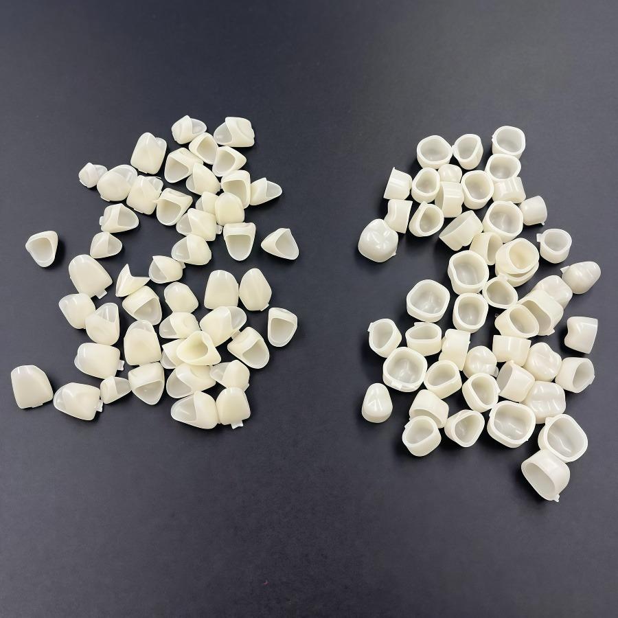 Teeth Veneers Dentistry Tooth Whitening Tools 50 Pcs/Box Dental Temporary Crown Kit Anterior Front Molar Posterior