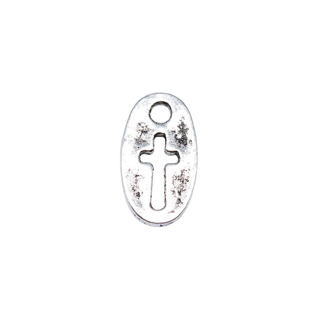 Vintage Cross Charms Multi Color Alloy Pendants For Religious Christian Jewelry