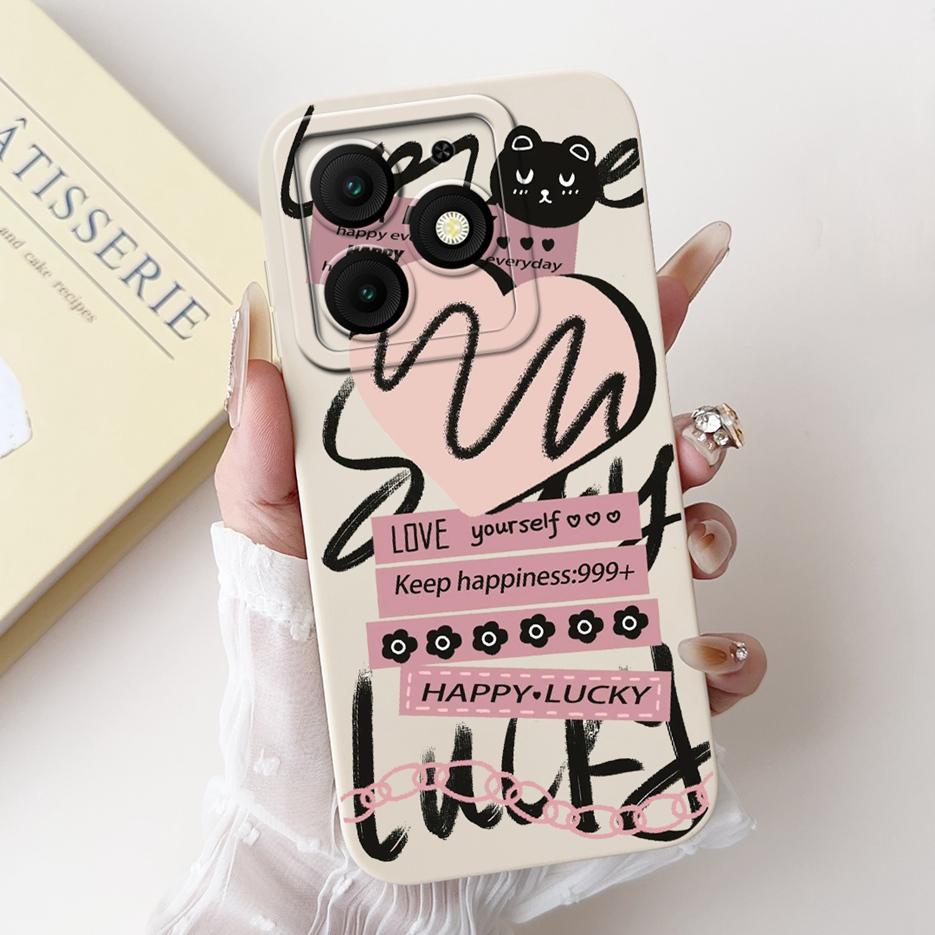 For Itel A50 Case Itel A50C Cute Fashion Cartoon Cover Soft TPU Phone Case For Itel A50C A 50 ItelA50 C Back Cover Fundas Bumper
