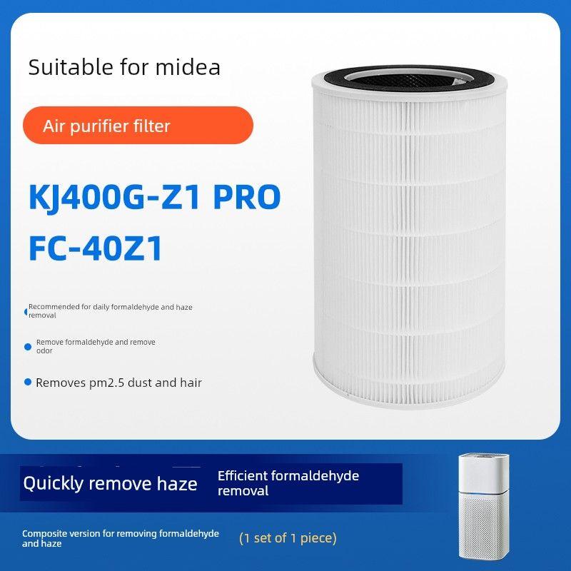 

Compatible with Midea Air Purifier Filter Element Kj400G-Z1 Pro Cylindrical Filter Fc-40Z1 [Original Version] 1 Barrel
