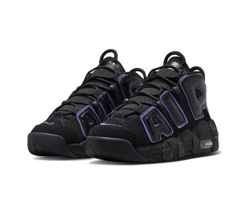

Nike Air More Uptempo Черно-фиолетовые GS DX5954-001 EU 36 чёрный
