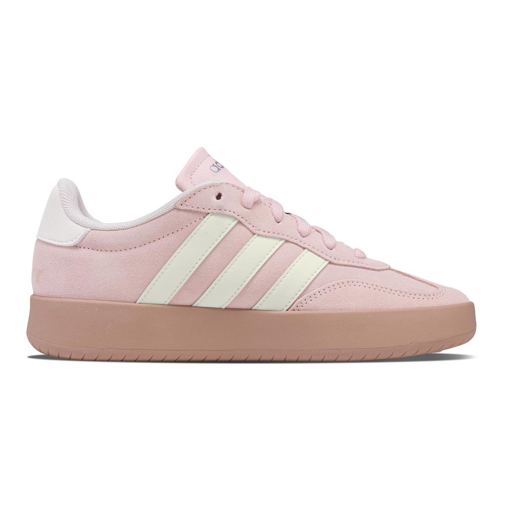 Adidas BARREDA Cherry Blossom Pink Cute Claw, Shopping Bag Abrasion Resistant Height Increasing Low top KH6998(Team1589-)