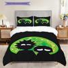 Wubba Lubba Dub Dub Rick Sanchez Home Soft Sofa Cover Blanket Down Pillowcase Duvet Cover Without Core Threepiece Set Without Core