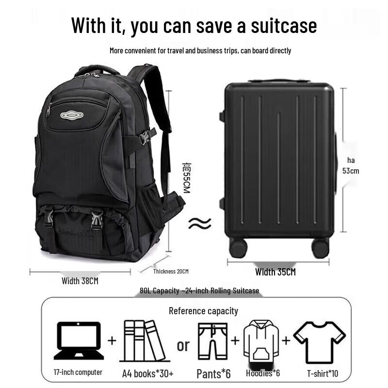 Warrior Large Capacity Outdoor Travel Backpack