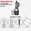 180W Slow Speed Juicer for Fruits and Vegetables COLD PRESS KLAUSBERG KB-7871