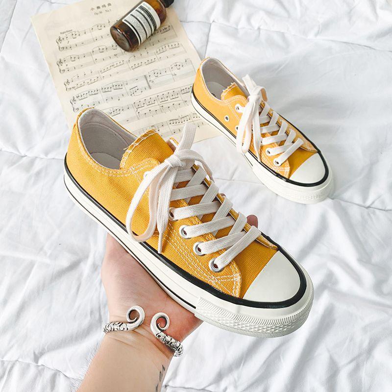 Thick-soled 1970 high-top canvas shoes women's versatile student cloth shoes 2025 new retro Harajuku board shoes white shoes