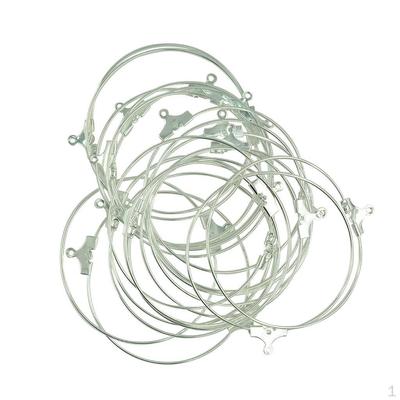 20 Pezzi Cerchio per Perline Anello per Orecchini Filo per Orecchini Anello per Creazione Fai da Te Componenti Gioielli