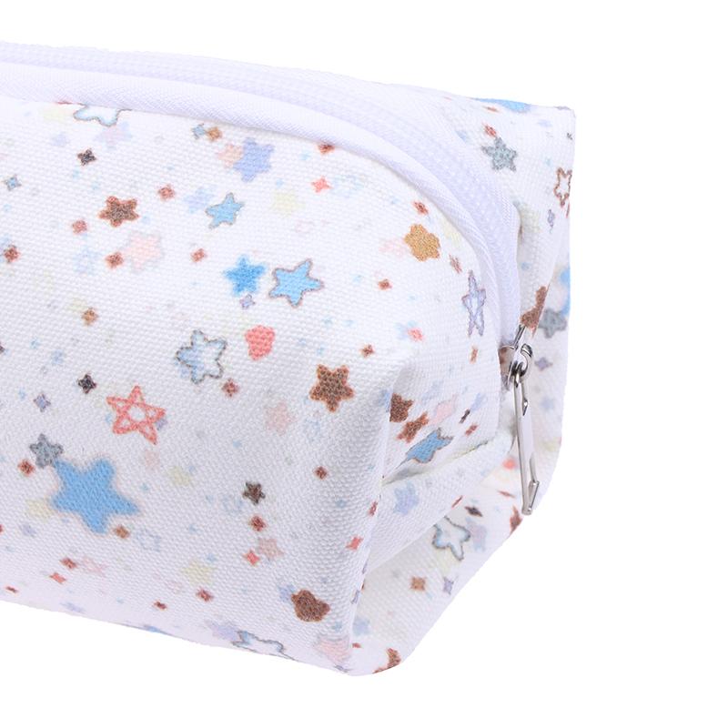 Canvas Stern Stifteetui Große Kapazität Multifunktionales Schreibwarenetui Federmäppchen Tragbare Kosmetiktasche Clutch Tasche Geschenke
