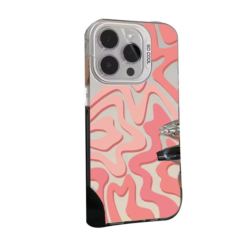 Wave Pattern IPhone 17 Pro Phone Case 16/15/14/13 Laser Case 12 Apple 11Xs Max