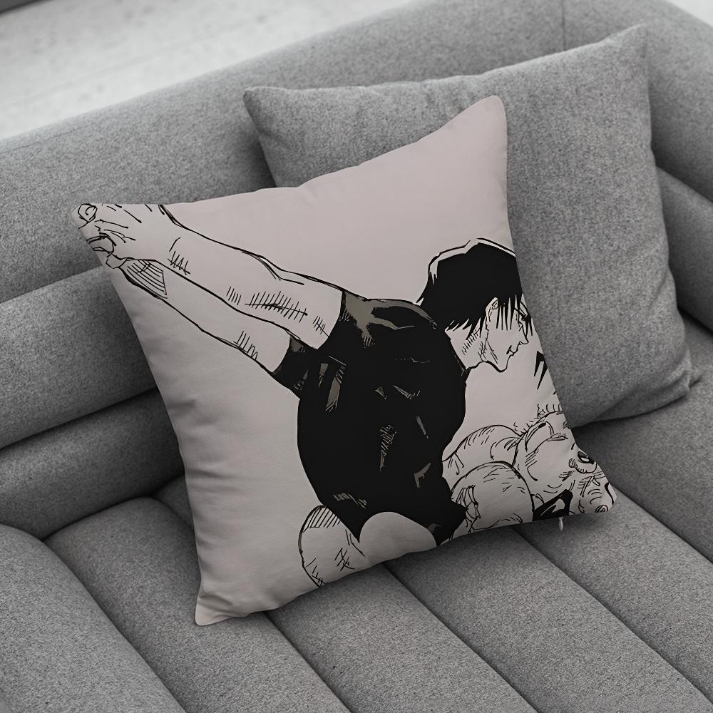 Toji Fushiguro J-Jujutsu K-Kaisen Pillow Case Soft Cushion Cases for Farmhouse Sofa Decor Home Decorations and Protector