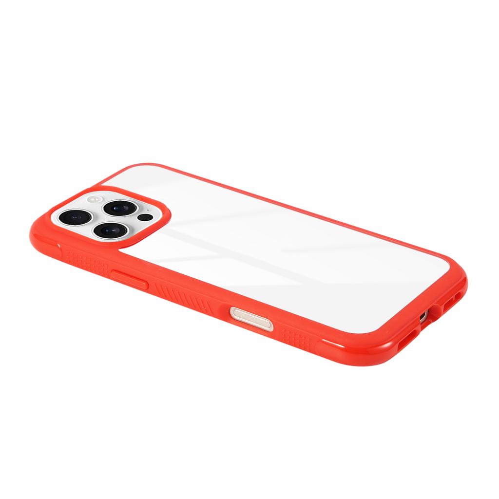 For iPhone 16 Pro Max Case TPU + PC Transparent Protective Phone Cover