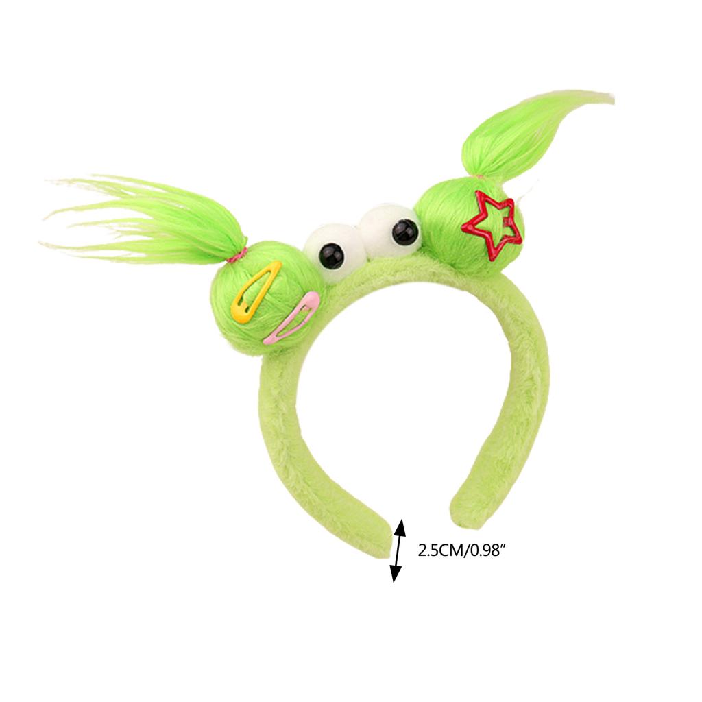 Lustige Bunte Haarbänder Fotoautomaten-Requisiten Cartoon Stirnband Party Kopfschmuck Flechtstirnband zum Gesichtwaschen