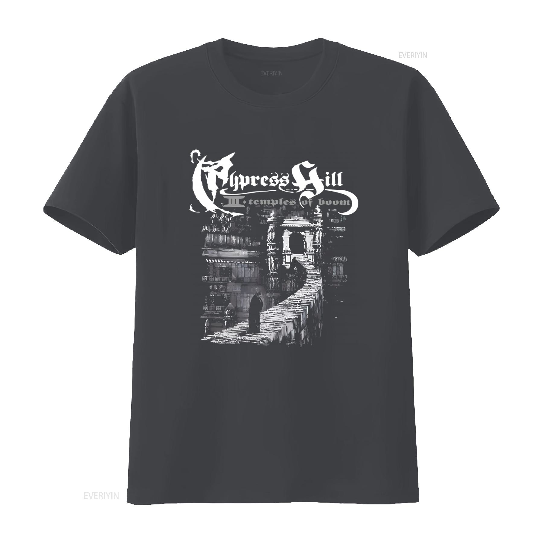 

Гурт Cypress Hill Temples of Boom Принт Бавовна Чорний S 234XL Футболка OH419 вінтажний Праний Унісекс Трохи Повсякденний мода M