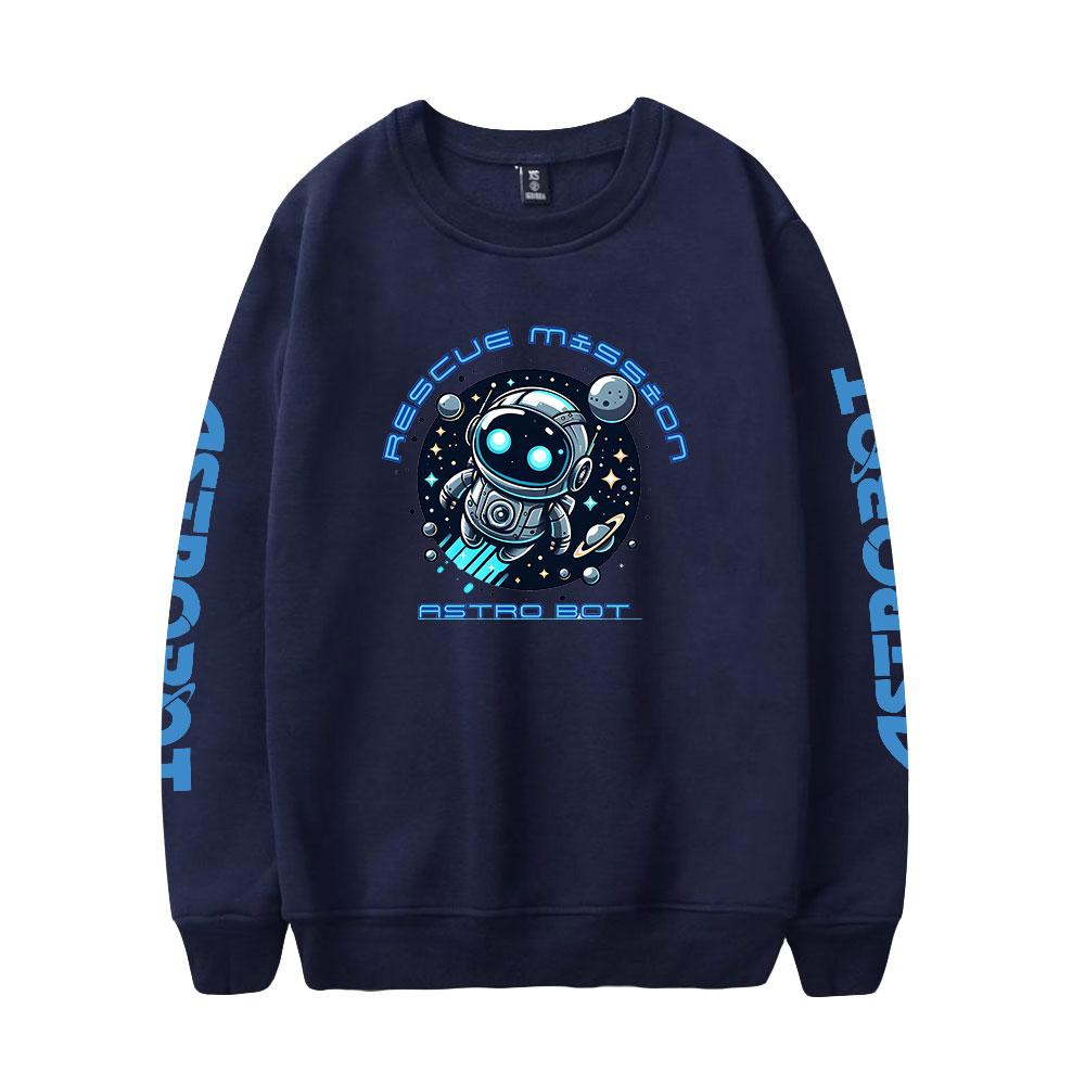Astro Bot Hoodie Women Men O-neck Long Sleeve Crewneck Sweatshirt Casual Tracksuit Funny Clothes
