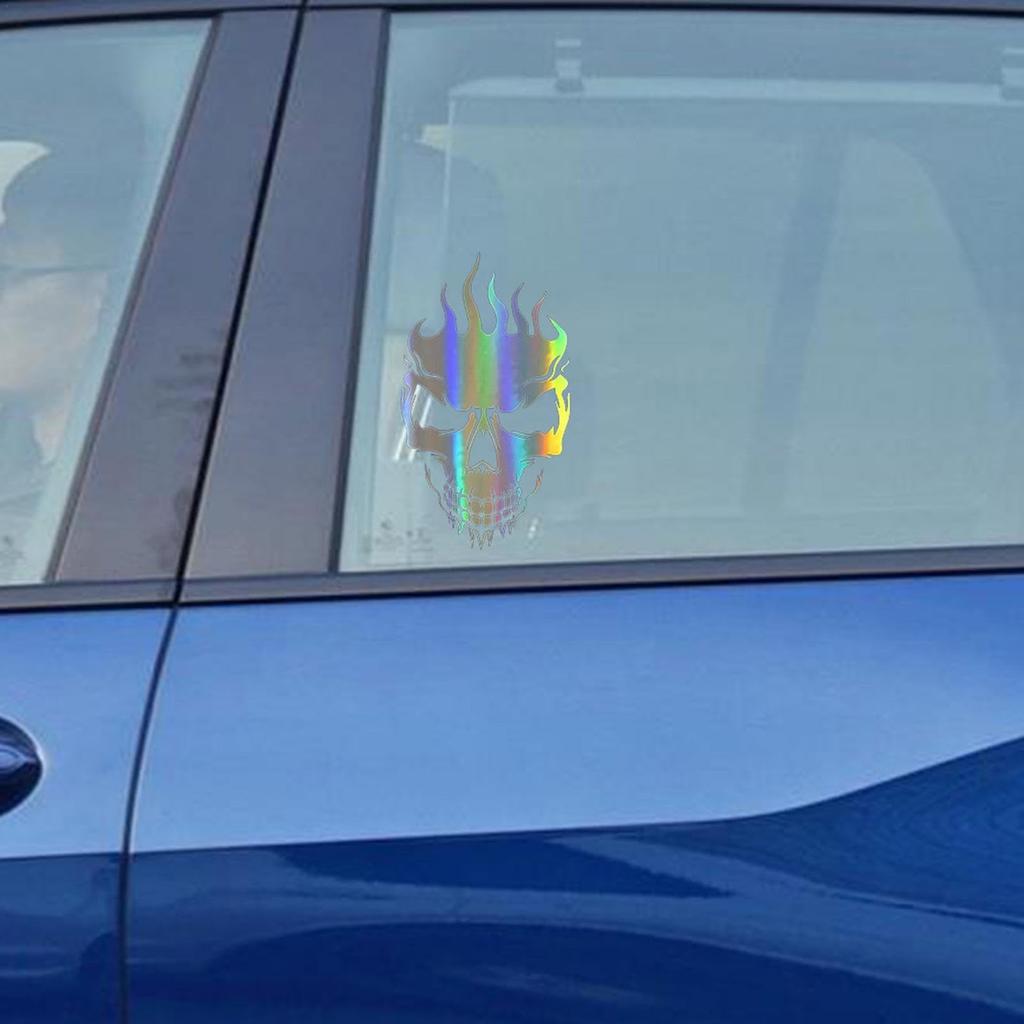 Skull Decal for Truck, Car Gothic Skull Sticker | Vista Printed Skull Design Waterproof