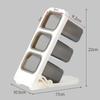 Large Capacity Desktop Storage Box Multifunctional Removable Pencil Container Foldable Makeup Brush Storage Box