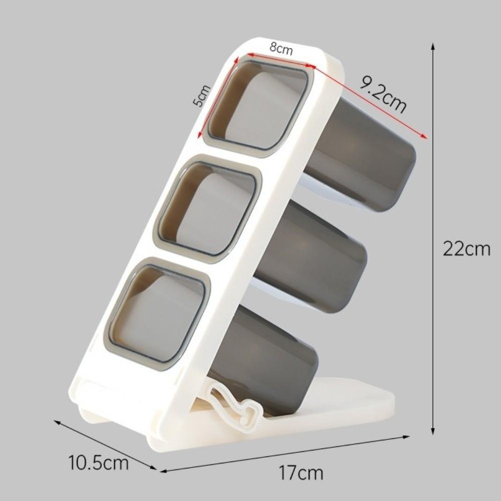 Large Capacity Desktop Storage Box Multifunctional Removable Pencil Container Foldable Makeup Brush Storage Box